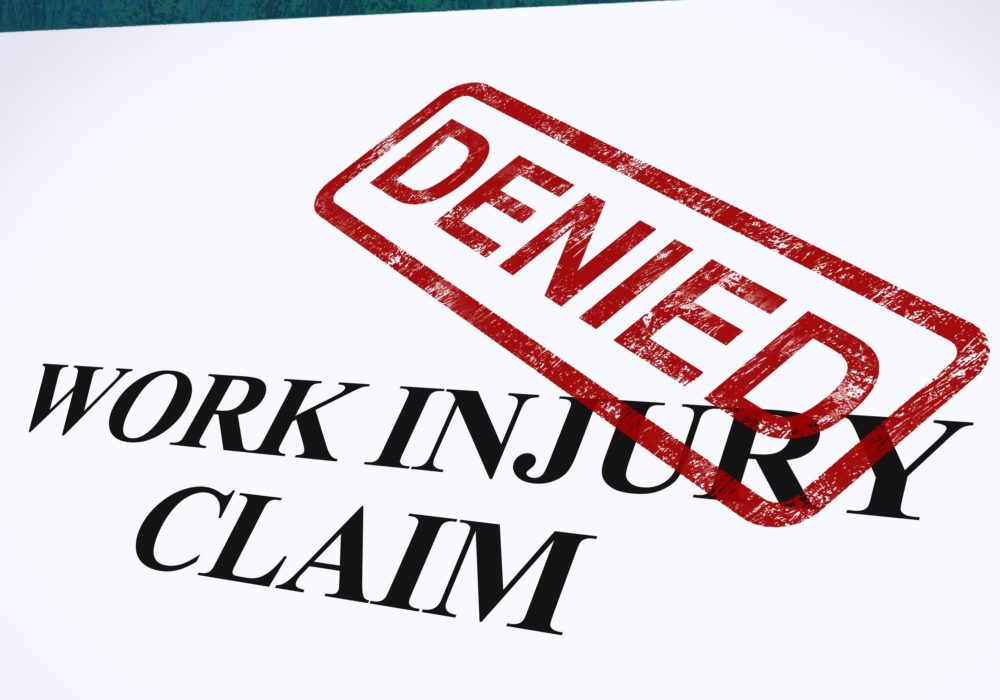 work injury claim denial