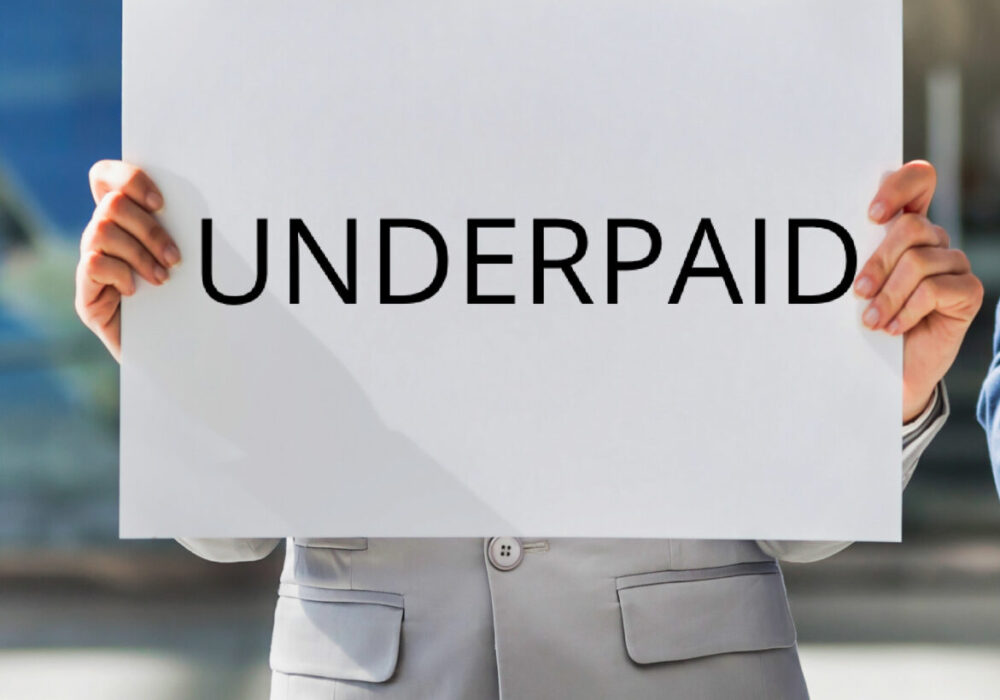 underpaid